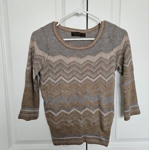 Neutral & Sparkly Sweater